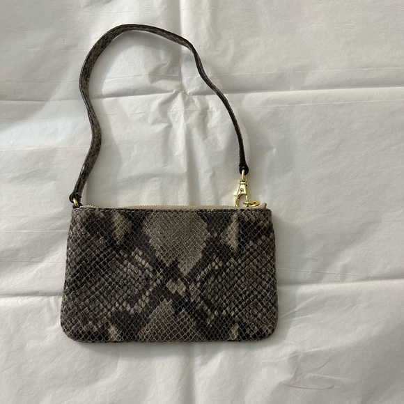 Michael Kors Mini Wristlet with Snakeskin Pattern - Picture 2 of 5